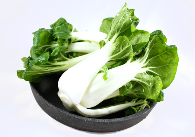 Oppskrift Woket Stir Fried Pak Choi Vegan Forrett Asiatisk