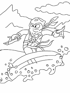 Lego Ninjago Coloring Page