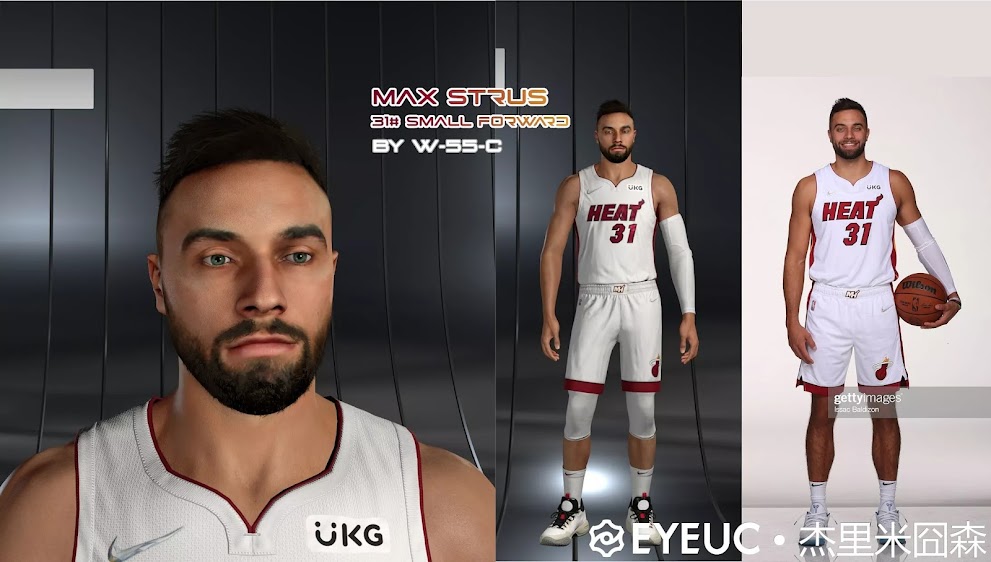 NBA 2K22 Max Strus Cyberface update and Body Model by White55chocolate