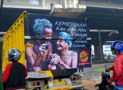 gambar bak truk lucu - pesan moral