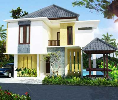 Contoh Desain Rumah  Mewah  2  dan 1 Lantai  Model Rumah  