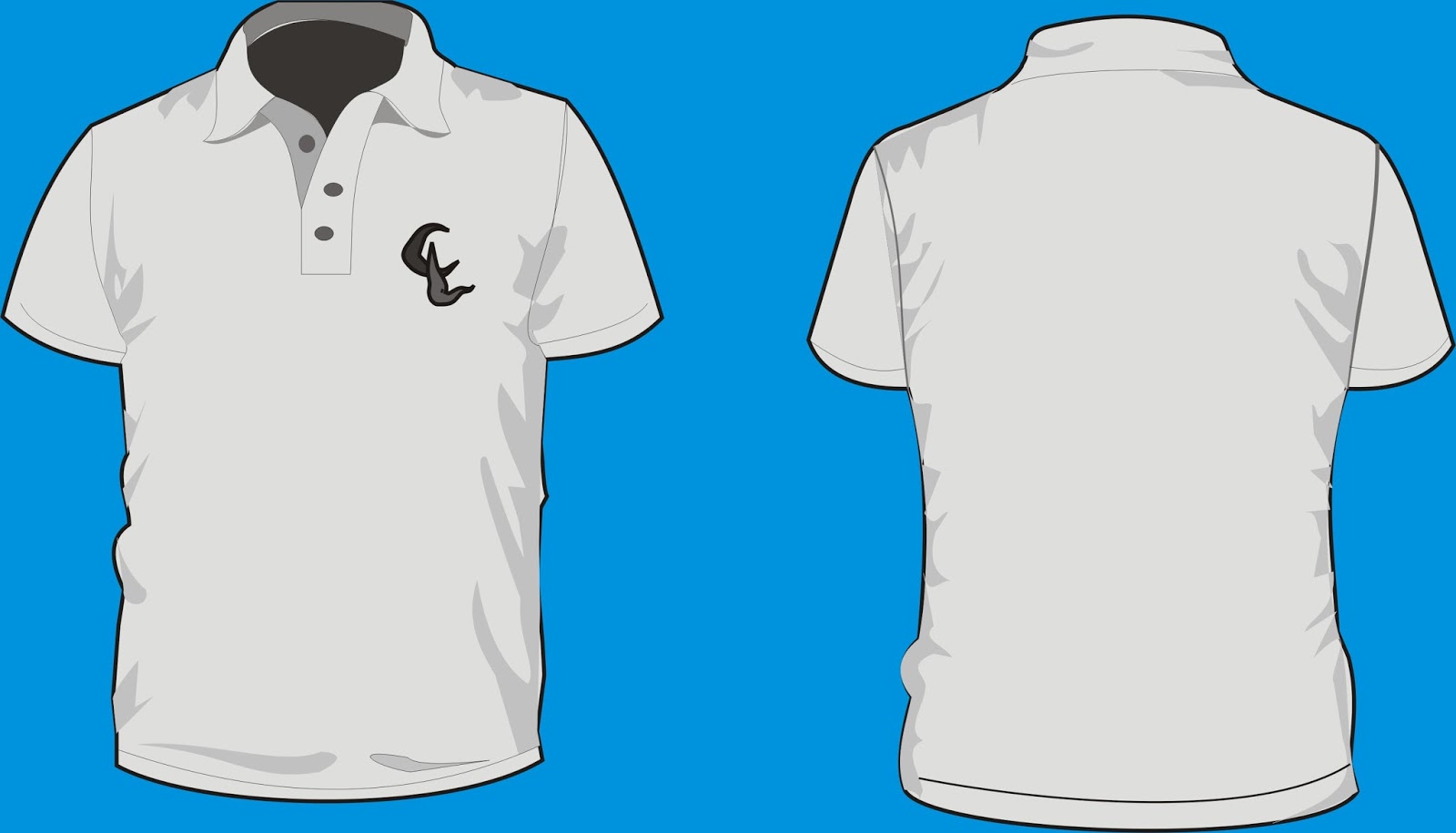  CONTOH DESAIN KAOS POLOS 