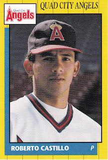 Roberto Castillo 1990 Quad City Angels card