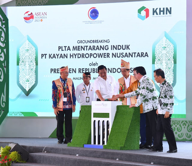 PLTA Mentarang Induk Tunjukkan Kerja Sama Indonesia dan Malaysia
