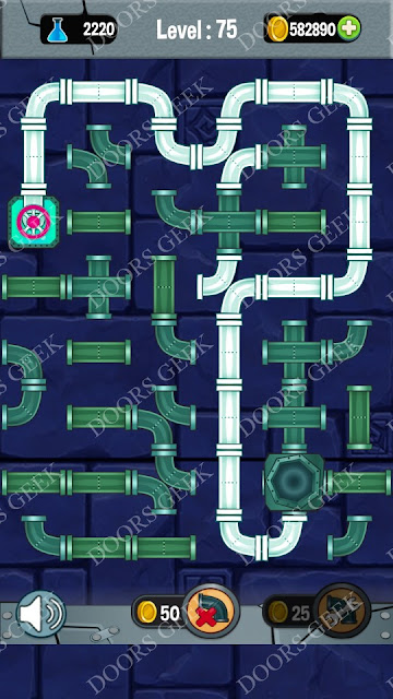  Plumber 3: Plumber Pipes Connect Level 75 Solution, Cheats, Walkthrough for android, iphone, ipad and ipod