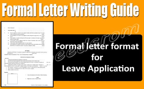 Formal Letter Writing