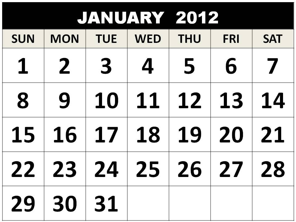 february calendar 2012. have 2012+calendar+january