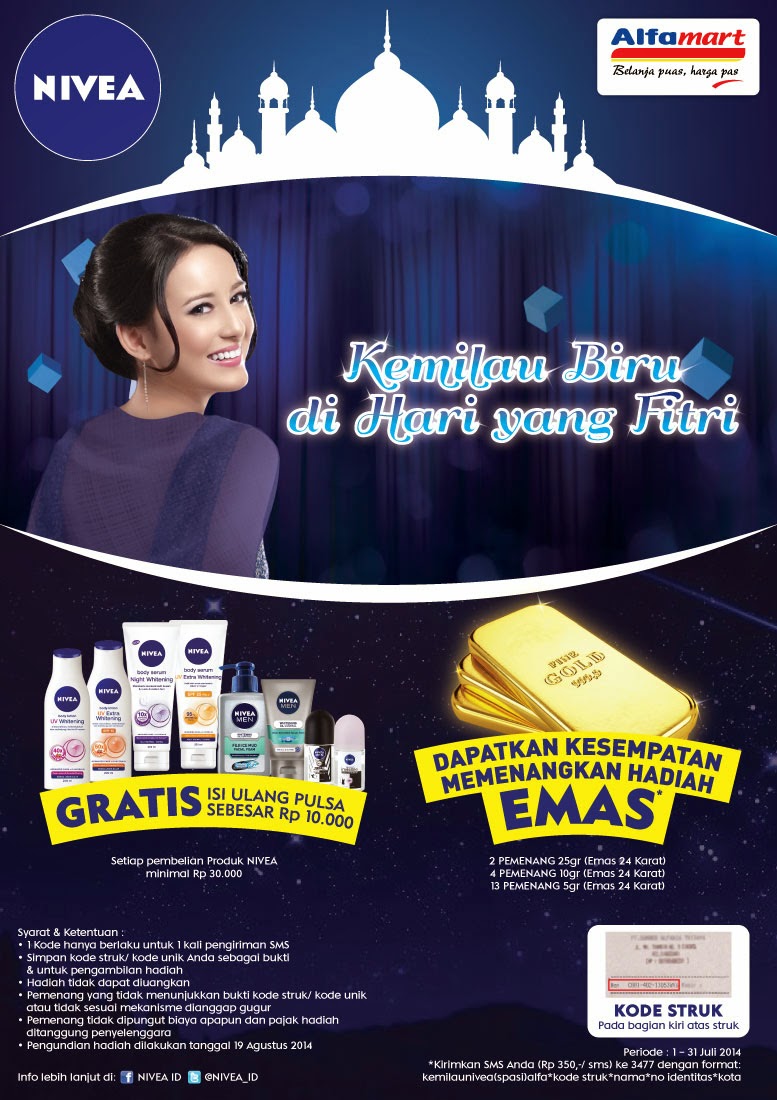  KUIS  BERHADIAH NIVEA KEMILAI BIRU DI HARI RAYA IDUL  FITRI  