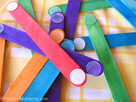 http://www.powerfulmothering.com/velcro-dot-craft-sticks/