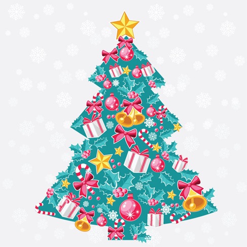 Download FREE Christmas Tree Vector Collection | Ipietoon-Cute Blog ...