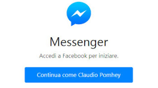 uscire da messenger