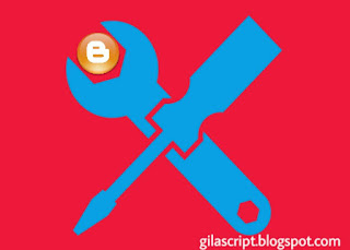 Cara Mudah Menghilangkan Logo Tang dan Obeng Pada Blogger