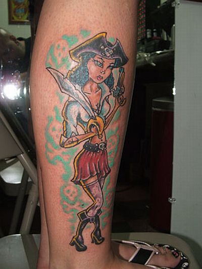 Tattoos on Pirate Tattoo Pictures  Design Ideas For Men And Women   Tattoo