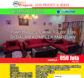 Dijual Rumah Didalam Komplek di Marelan Type Townhouse  <del> Rp 800 Juta  </del> <price>Rp. 650 Juta Nego Tipis</price> <code>rumahdimarelan</code>