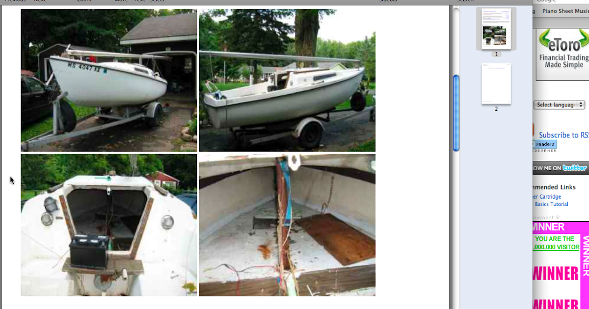 Restoration of 1973 MacGregor Venture 17 Sailboat: Found a ...