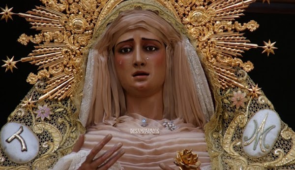 Horario e Itinerario Rosario vespertino presidido por la Virgen de los Desamparados en Alcosa de Sevilla