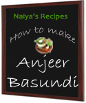 How to Make Anjeer Basundi