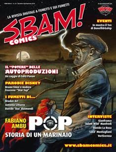 Sbam! Comics. La rivista digitale a fumetti e sui fumetti 18 - Dicembre 2014 & Gennaio 2015 | TRUE PDF | Bimestrale | Fumetti
Se almeno una volta nella tua vita ti sei chiesto chi è più forte tra Hulk e La Cosa… Se hai mai letto Geppo o Nonna Abelarda… Se resti incantato da una splash page Marvel o da una tavola manga… Ma soprattutto: se sogni o hai mai sognato di diventare un FUMETTISTA… Sbam! Comics è la rivista che aspettavi!
Sbam! Comics è la rivista digitale a fumetti e sui fumetti. Esce ogni due mesi e presenta una vetrina di anticipazioni, recensioni e interviste sul mondo dei comics e vuole essere un punto di incontro e dibattito tra appassionati. Si propone inoltre di pubblicare le opere dei nuovi fumettisti e degli aspiranti professionisti: aspettiamo i vostri fumetti, vogliamo quelli che hanno sogni e tavole nel cassetto e cercano la possibilità di pubblicarli e farli conoscere.
Non vi poniamo limiti, o quasi, sui lavori che vorrete mandarci: non limiti di genere (avventura, umorismo, giallo, western, fantasy, quello che volete, purché entro ovvie regole di decenza e di buon gusto), non limiti di formato (questo è il bello della rivista digitale!), non limiti di lunghezza (oddio, questo un po’ sì, non mandateci Guerra e Pace fumettato a dispense settimanali!). Per ogni autore inoltre pubblichiamo – sia sulla rivista che su questo sito – un profilo di presentazione con il link al suo blog o al suo sito.