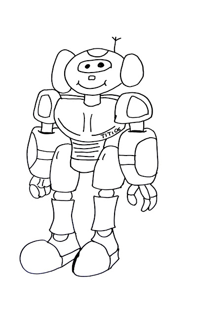 Best free robot coloring pages for kids