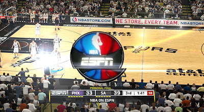 NBA 2K13 ESPN Logo and Scoreboard Mod