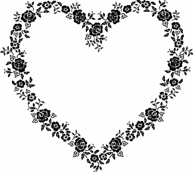 Label Garland and Heart Clipart Pictures