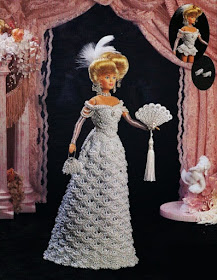 Roupa e Acessórios de Crochê Para Barbie  Crochet Collector Costume Volume 17