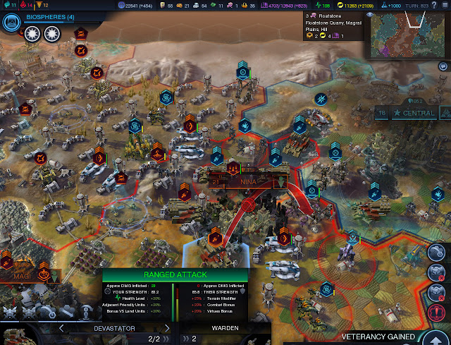 Civilization: Beyond Earth screenshot - insane town siege 