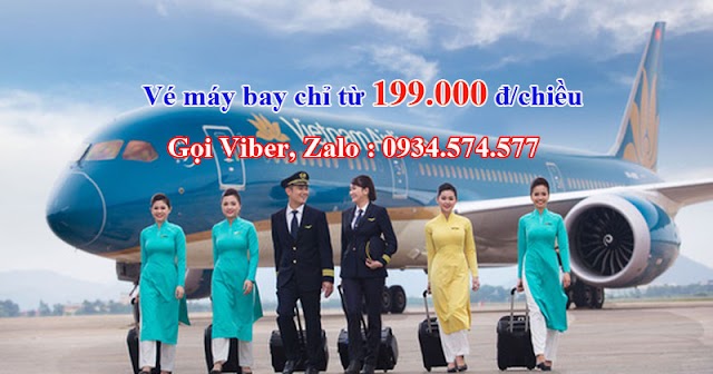 Vé máy bay trong nước Vietnam Airlines chỉ từ 199.000 đ/chiều