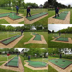 Eaton Park Crazy Golf course in Norwich (May 2017)