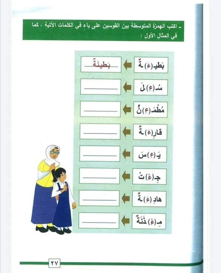 الهمزة المتوسّطة و الهمزة المتطرّفة