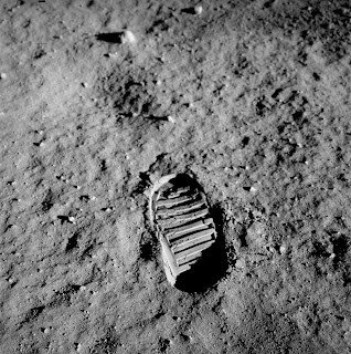 Apollo 11 Lunar Module Pilot Buzz Aldrin's boot print – NASA / Buzz Aldrin