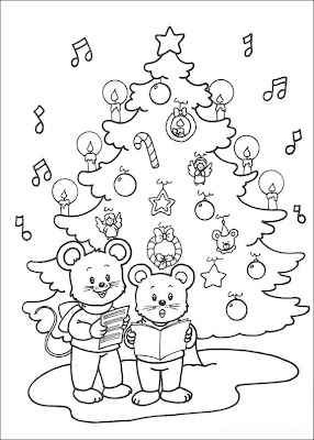 Planse De Desenat Colorează Fise Cu Mos Crăciun Oameni De Zăpadă