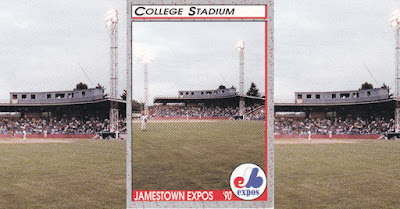 Jamestown Expos College Stadium card 1990