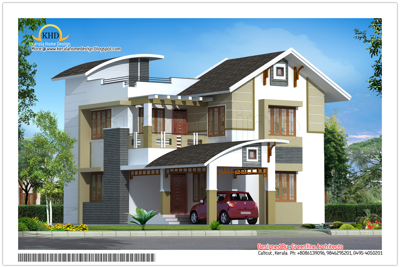 Modern contemporary Elevation - 2125 Sq. Ft