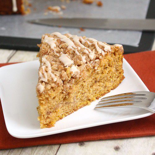 Pumpkin Streusel Coffee Cake Recipe