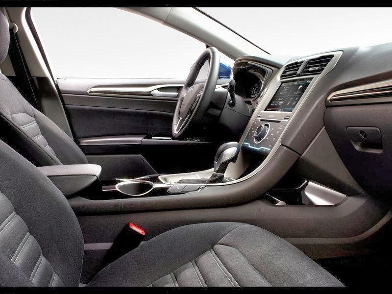 from the interior Ford Fusion Hybrid  2013  