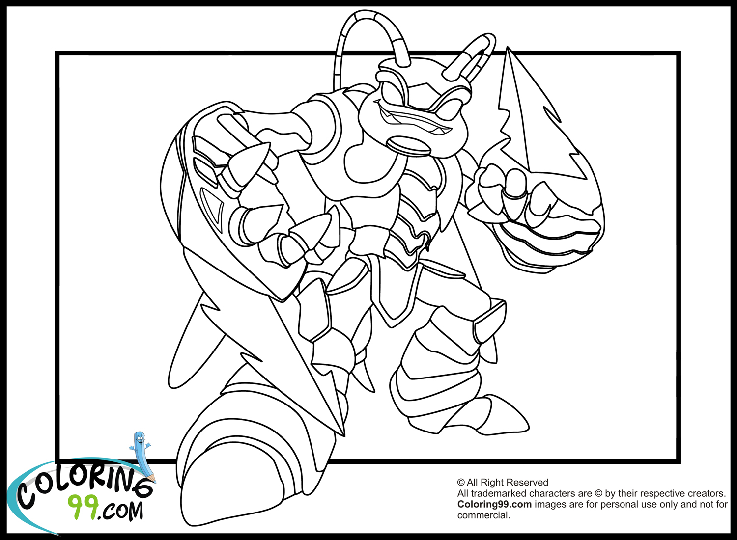 Skylanders Giants Coloring Pages | Minister Coloring