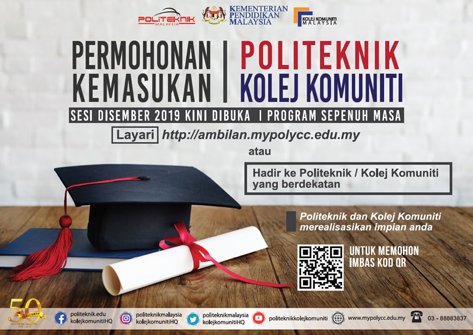 PERMOHONAN KEMASUKAN SESI AMBILAN DISEMBER 2019 POLITEKNIK ...