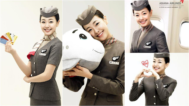 Go Won Hee di iklan Asiana Airlines