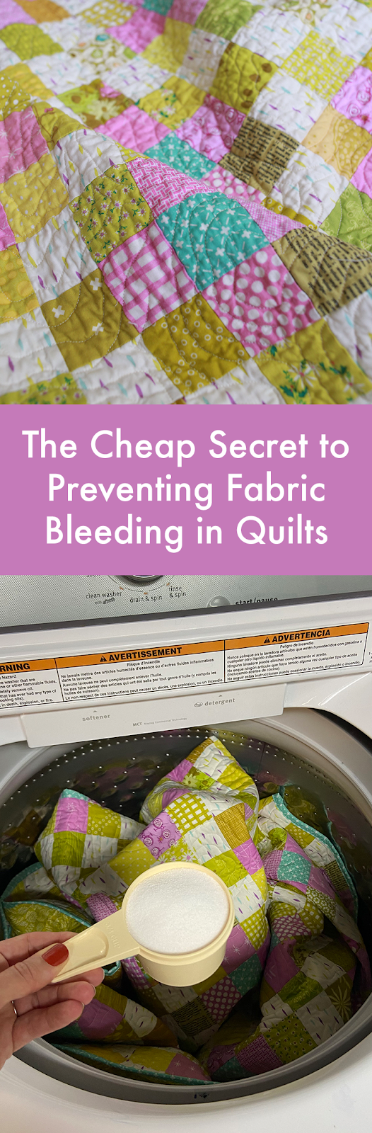 Tips and Tricks: Stop Fabric Colors from Bleeding - New Quilters