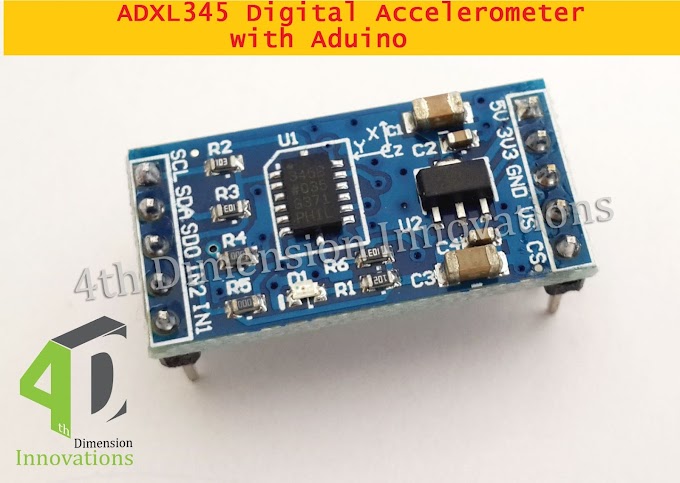 ADXL345 Digital Accelerometer sensor interfacing with Arduino