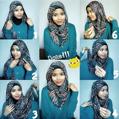 Ribet dengan tutorial hijab paris yang sangat susah 10 Tutorial Hijab Paris Simpel Elegan Kekinian Terbaru 2017