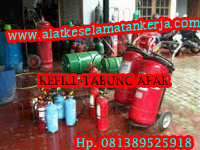 Refilling isi ulang pengisian tabung apar ringan  REFILLING ISI ULANG TABUNG APAR RINGAN