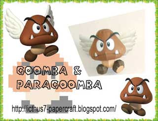 Paragoomba Papercraft