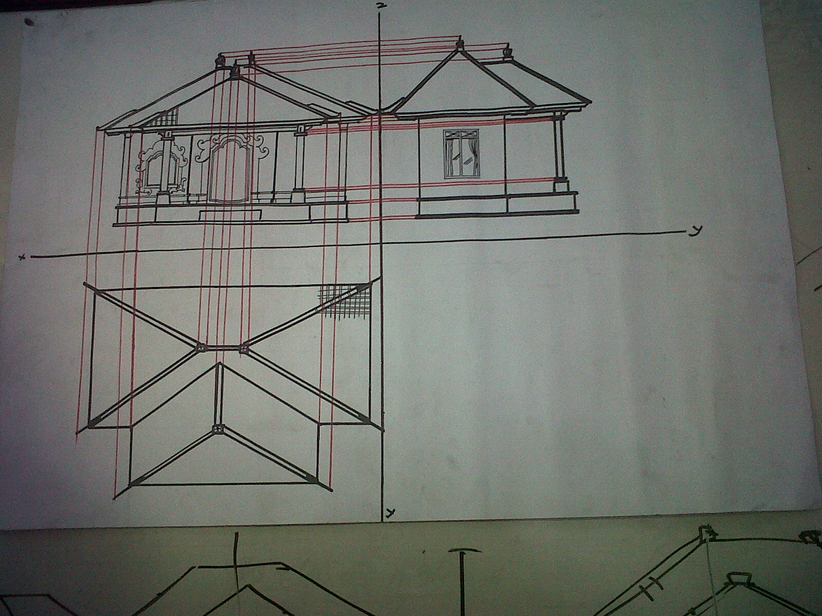 Just Naathing: gambar proyeksi benda geometris :)