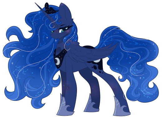 The Princess of the Moon Luna by AngelLightYT