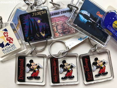 Plastic Disney keyrings