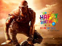 vin deisel, riddick image with unbelievable action with knife