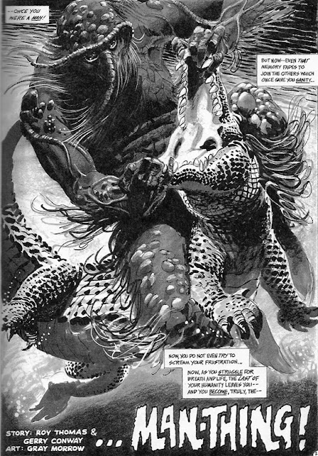 Man-Thing - savage tales #1 marvel comics 1971