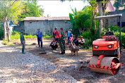 Program TMMD Ke-116 Bondowoso, Terhubung Jalan Lingkungan Dua Desa